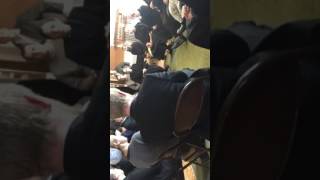 Amish funeral singing, Lancaster.