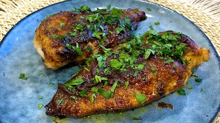 Easy Honey garlic chicken recipe. Ready in 10 minutes