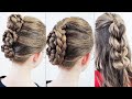 3 Simple hairstyles for every day. Light and varied.