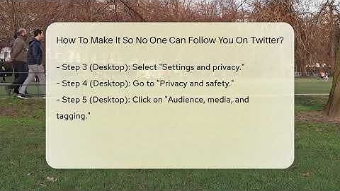 How To Make It So No One Can Follow You On Twitter? - Everyday-Networking
