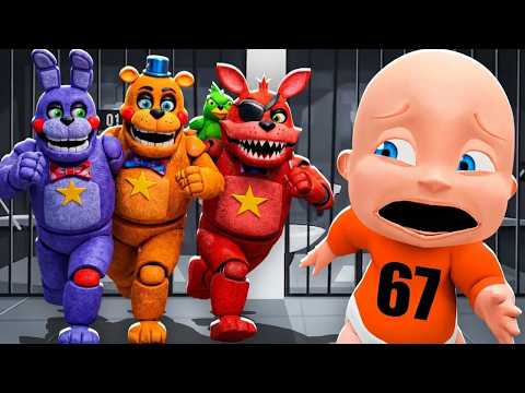Baby Goes To FIVE NIGHTS AT FREDDY'S PRISON!