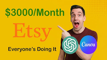 $3000/MONTH with No Experience – Etsy + ChatGPT + Canva (Everyone’s Doing It)