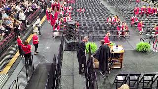 Rutgers class of 2023 graduation. Birds eye view