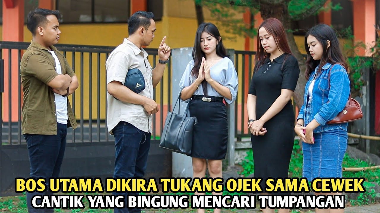 BOS UTAMA DIKIRA TUKANG OJEK OLEH CEWEK CANTIK YANG KEBINGUNGAN MENCARI TUMPANGAN TAPI TENRYATA DIA