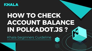How to check account balance in polkadot.js of Khala?