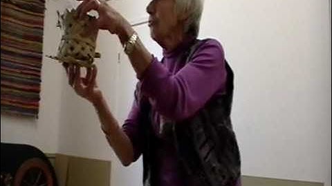 Nancy Today: Cattail workshop 6 ASMR weaving (basket making tutorial) hacer cesta