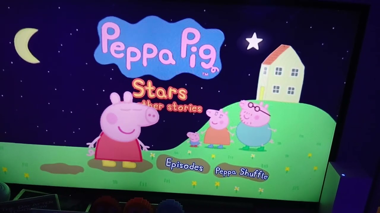 Peppa Pig (2006) Stars and other stories DVD Menu Walk-through