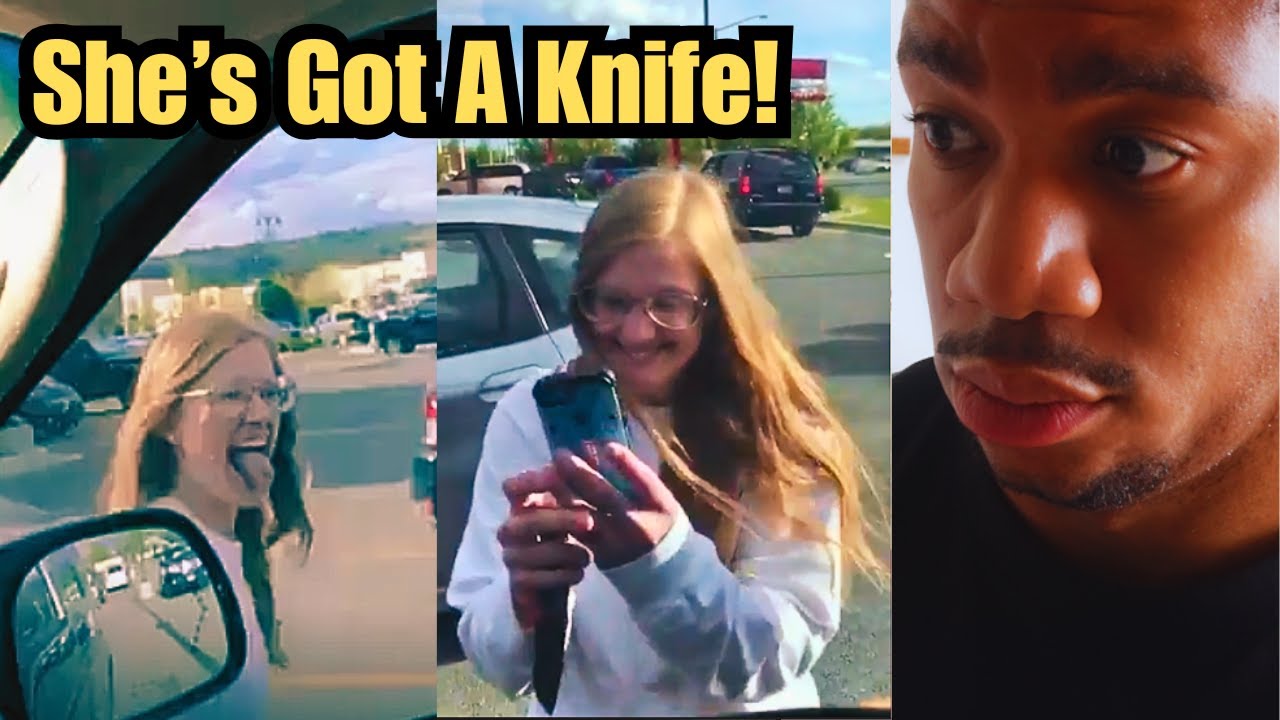 Psycho Zombie Karen Pulls Out A Knife On Them!