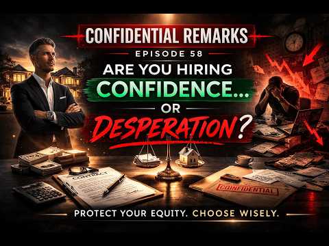 Video thumbnail for Are You Hiring Confidence… or? The Hidden Truth That Could Cost You Thousands When Selling Your Home.