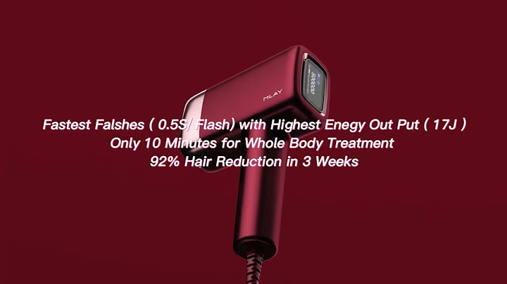 Mlay IPL hair removal T14 - fastest flash technology