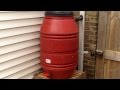 Rain Barrel Conversion Using EarthMinded DIY Rain Barrel Diverter & Parts Kit