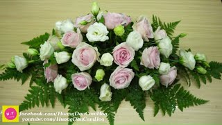Blossom in Home ,SWEET AVALANCH Rose mix Lisianthus Oval shape |Flower shop 67