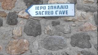 approaching a sacred cave on Patmos