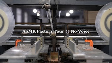 Factory Sounds & Packaging Production Process | ASMR-Style Manufacturing Video