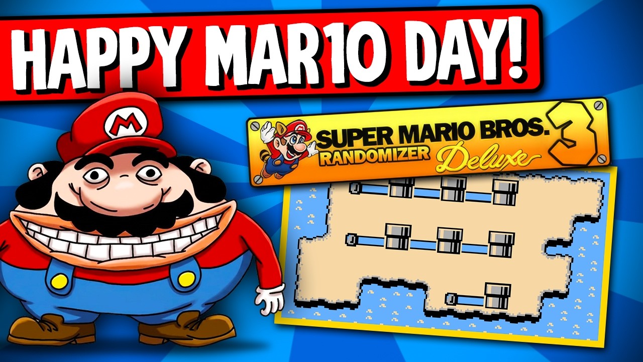 Super Mario Bros. 3 Deluxe Randomizer LIVE! - Happy MAR10 Day!!