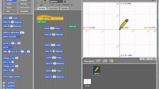 Scratch Year 2 Lesson 3 - Making the Sprite Draw a Square - Part 1