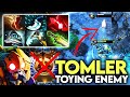 They Gank Mid Early Later He Toy's With Enemy - Tomler Aggressive God Tinker Dota 2