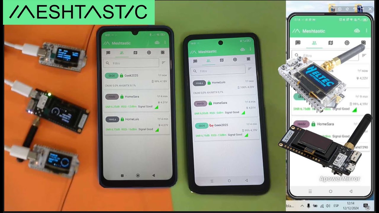 Red Meshtastic 📡 Meshtastic: Configuración Total 🌟 Redes LoRa Mesh con Heltec & LilyGo ...