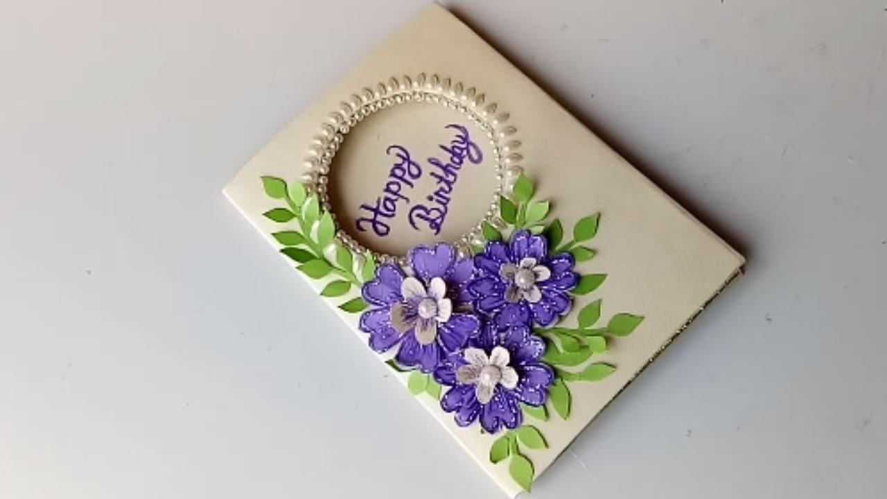 beautiful-birthday-card-idea-diy-greeting-cards-for-birthday-youtube