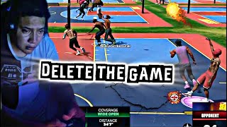 TRASH TALKING BUM DELETES NBA 2k26 WITH HALF COURT 3s 🤣🍟