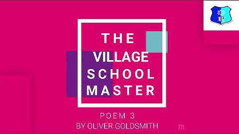 The Village School Master