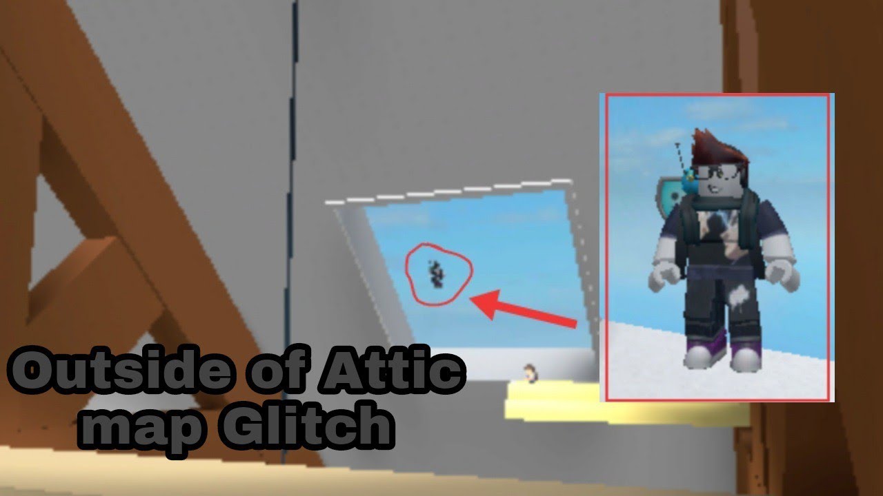 Roblox Hide and seek extreme Outside of attic map - YouTube