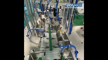 Mask welding video by automatic ear loop welding machine mask welder line