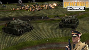 CHINA TANK ARMY VS USA BOSSES - C&C Generals Zero Hour Apocalyptic 2.2