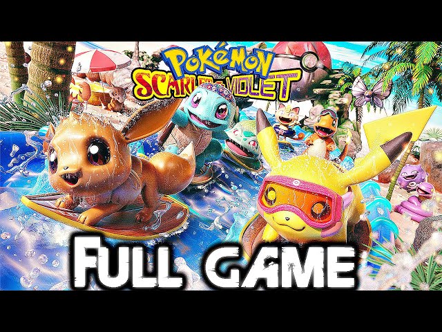 POKEMON SCARLET & VIOLET Gameplay Walkthrough FULL GAME (No Commentary) 