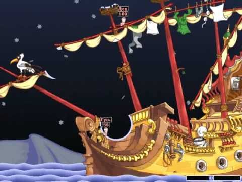 Видео: Прохождение worms world party 3 миссия.