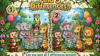 Find the 5 Differences! 🧐 Can You Spot Them All? | Fun Puzzle Challenge screenshot 3
