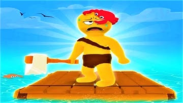 🦀 Water Raft - Sea Base 🏝️ GAMEPLAY (Android, iOS)