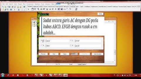 Tugas Akhir Pemograman Komputer - Program UN Matematika SMA IPA - Delphi 7