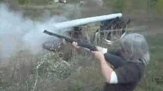 My Mom Shooting My Remington Genesis Muzzle Loader