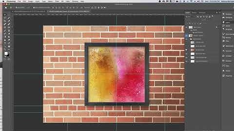 Photoshop Tutorial - 1up Black Frame Mockup