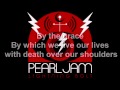 Pearl jam  sirens lyrics