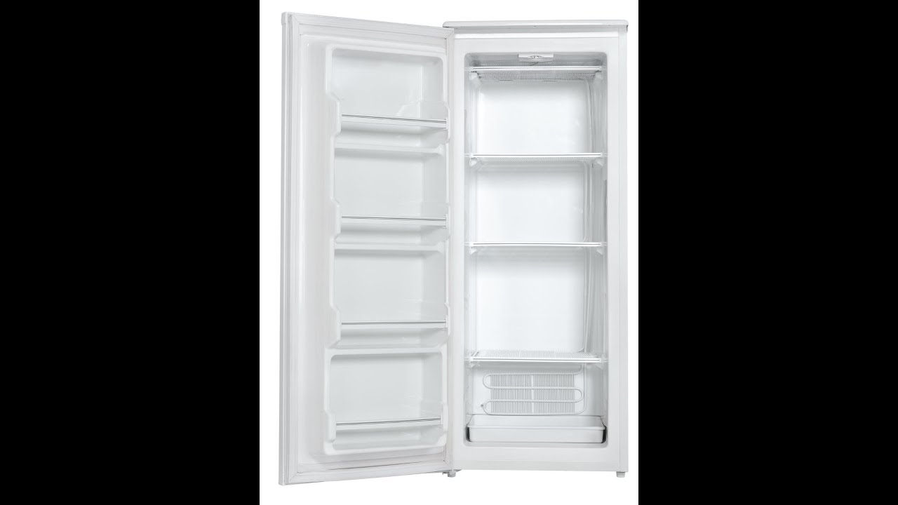 Danby DUFM085A2WDD1 Upright Freezer, 8 5 Cubic Feet, White YouTube