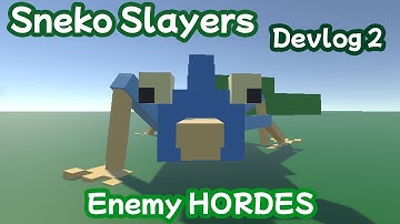 Designing Enemies for My 3D Survivors-like Sneko Slayers!