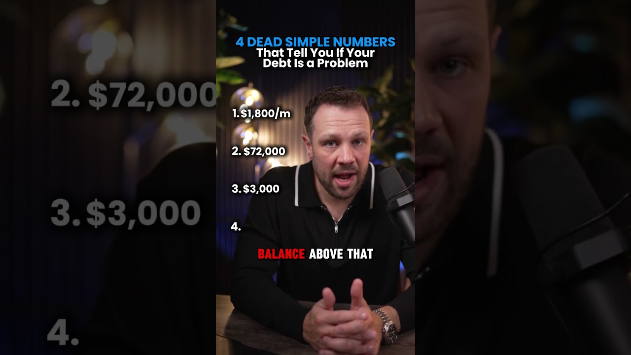 Simple numbers That SHOW if you have too much DEBT