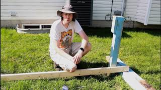 Physics Life Hack: How to Remove a Fence Post Set in Concrete with a Lever