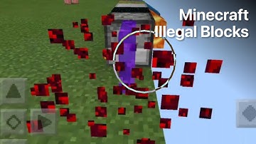 Illegal Blocks on Minecraft