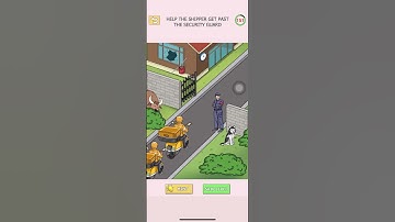 Puzzle Game: Help the Shippers Sneak Past the Security Guard!