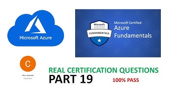 PART 19 - Azure AZ 900 real certification questions