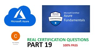 PART 19 - Azure AZ 900 real certification questions