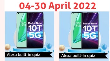 Amazon Alexa Built-in Smartphone Quiz Answers Today | Amazon Quiz Today | Amazon Quiz Answers Today