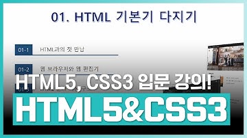 HTML5 기본기 다지기! | Do it! HTML5+CSS3 웹 표준의 정석 | 취업·실무·창업 | 에어클래스