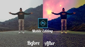 Photoshop express mobile Editing Tutorial || Lightroom mobile