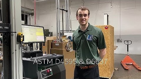 Tensile Testing For ASTM D4595 Geotextiles and ASTM D6637 Geogrids - 2021