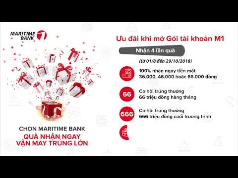 Maritime Bank - Gói tài khoản M1 miễn phí rút và chuyển tiền | Foci