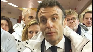 Macron à Rungis : 